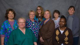 Group photo of nurses at Shawnee Health Care in Carterville